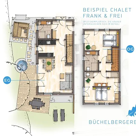 Buechelbergerei - Chaletdorf Altmuehlsee-brombachsee Horská chata Gunzenhausen